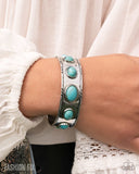 Rustic Road - Blue Bracelet - Paparazzi Accessories Bracelet Bedazzle Me Pretty Mobile Fashion Boutique