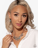 Saloon Girl - Blue Necklace - Paparazzi Accessories Necklace FS-Bedazzle Me Pretty Mobile Fashion Boutique