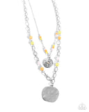 Sand Dollar Season - Pink Necklace - Paparazzi Accessories Necklace Bedazzle Me Pretty Mobile Fashion Boutique