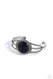 Sandstone Sojourn - Black Bracelet - Paparazzi Accessories Bracelet Bedazzle Me Pretty Mobile Fashion Boutique