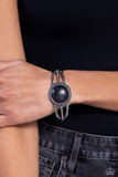 Sandstone Sojourn - Black Bracelet - Paparazzi Accessories Bracelet Bedazzle Me Pretty Mobile Fashion Boutique