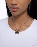 Santa Fe Satisfaction - Copper Necklace - Paparazzi Accessories Necklace Bedazzle Me Pretty Mobile Fashion Boutique