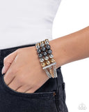 Sarcastic Stack - Multi Bracelet - Paparazzi Accessories Bracelet Bedazzle Me Pretty Mobile Fashion Boutique