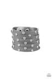Sass Squad - Silver Bracelet - Paparazzi Accessories Bracelet Bedazzle Me Pretty Mobile Fashion Boutique