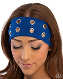 Sassy Secret - Blue Headband - Paparazzi Accessories Bedazzle Me Pretty Mobile Fashion Boutique