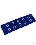Sassy Secret - Blue Headband - Paparazzi Accessories Bedazzle Me Pretty Mobile Fashion Boutique