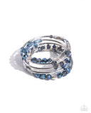 Sassy Stack - Blue Bracelet - Paparazzi Accessories Bracelet Bedazzle Me Pretty Mobile Fashion Boutique
