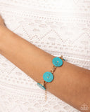 Savory Season - Gold Bracelet - Paparazzi Accessories Bracelet Bedazzle Me Pretty Mobile Fashion Boutique