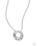 Scintillating Spiral - Purple Necklace - Paparazzi Accessories Necklace Bedazzle Me Pretty Mobile Fashion Boutique