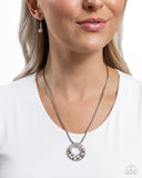 Scintillating Spiral - Purple Necklace - Paparazzi Accessories Necklace Bedazzle Me Pretty Mobile Fashion Boutique