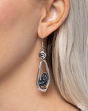 Scouting Spirals - Black Earrings - Paparazzi Accessories Earrings Bedazzle Me Pretty Mobile Fashion Boutique