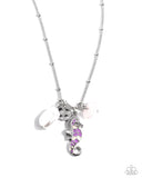 Seahorse Shimmer - Purple Necklace - Paparazzi Accessories Necklace Bedazzle Me Pretty Mobile Fashion Boutique