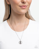 Seahorse Solo - Silver Necklace - Paparazzi Accessories Necklace Bedazzle Me Pretty Mobile Fashion Boutique