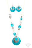 Seaside Shanty - Blue Necklace - Paparazzi Accessories Necklace Bedazzle Me Pretty Mobile Fashion Boutique