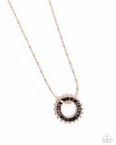 Second Gear - Gold Mens Necklace - Paparazzi Accessories Mens Necklace Bedazzle Me Pretty Mobile Fashion Boutique