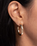Second Sight - Gold Earrings - Paparazzi Accessories Earrings Bedazzle Me Pretty Mobile Fashion Boutique