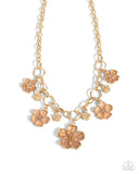 Secretive Sprig - Brown Necklace - Paparazzi Accessories Necklace Bedazzle Me Pretty Mobile Fashion Boutique