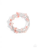 Seed Bead Scene - Pink Bracelet - Paparazzi Accessories Bracelet Bedazzle Me Pretty Mobile Fashion Boutique