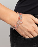 Seed Bead Scene - Pink Bracelet - Paparazzi Accessories Bracelet Bedazzle Me Pretty Mobile Fashion Boutique
