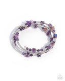Seed Bead Scene - Purple Bracelet - Paparazzi Accessories Bracelet Bedazzle Me Pretty Mobile Fashion Boutique
