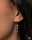 Seesaw Statement - Blue Complete Look  - Paparazzi Accessories Bedazzle Me Pretty Mobile Fashion Boutique