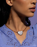 Seize the Sentiment - Copper Necklace - Paparazzi Accessories Necklace Bedazzle Me Pretty Mobile Fashion Boutique