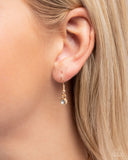 Seize the Sides - Gold Necklace - Paparazzi Accessories Necklace Bedazzle Me Pretty Mobile Fashion Boutique