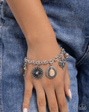 Select Stones - Brown Bracelet - Paparazzi Accessories Bracelet Bedazzle Me Pretty Mobile Fashion Boutique