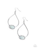 Sensible Stones - Blue Earrings - Paparazzi Accessories Earrings Bedazzle Me Pretty Mobile Fashion Boutique