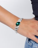 Sentimental Society - Green Bracelet - Paparazzi Accessories Bracelet Bedazzle Me Pretty Mobile Fashion Boutique