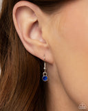 September Birthstone Beauty - Blue Necklace - Paparazzi Accessories Necklace Bedazzle Me Pretty Mobile Fashion Boutique