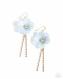 Serene State of Mind - Blue Earrings - Paparazzi Accessories Earrings Bedazzle Me Pretty Mobile Fashion Boutique