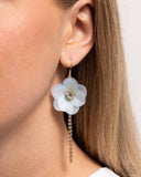 Serene State of Mind - Blue Earrings - Paparazzi Accessories Earrings Bedazzle Me Pretty Mobile Fashion Boutique