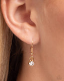 Serene Statement - Gold Necklace - Paparazzi Accessories Necklace Bedazzle Me Pretty Mobile Fashion Boutique