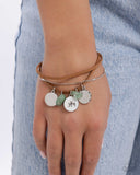 Serene Stroll - Green Bracelet - Paparazzi Accessories Bracelet Bedazzle Me Pretty Mobile Fashion Boutique