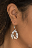 Share The Wealth - Brown Earrings - Paparazzi Accessories Earrings Bedazzle Me Pretty Mobile Fashion Boutique