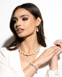 SHELL-bound Sentiment - Brown Necklace - Paparazzi Accessories Necklace Bedazzle Me Pretty Mobile Fashion Boutique