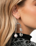 Shimmer Suggestion - Blue Earrings - Paparazzi Accessories Earrings Bedazzle Me Pretty Mobile Fashion Boutique