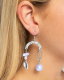 Shimmer Suggestion - Blue Earrings - Paparazzi Accessories Earrings Bedazzle Me Pretty Mobile Fashion Boutique