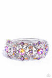 Shimmering Solo - Orange Bracelet - Paparazzi Accessories Bracelet Bedazzle Me Pretty Mobile Fashion Boutique