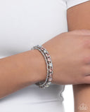 Shimmery Sample - Pink Bracelet - Paparazzi Accessories Bracelet Bedazzle Me Pretty Mobile Fashion Boutique