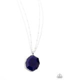 Showstopping Season - Blue Necklace - Paparazzi Accessories Necklace Bedazzle Me Pretty Mobile Fashion Boutique