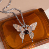 Showstopping Shuttle - Brown Necklace - Paparazzi Accessories Necklace Bedazzle Me Pretty Mobile Fashion Boutique