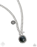 Sign Of the Zodiac - Green Necklace - Paparazzi Accessories Necklace Bedazzle Me Pretty Mobile Fashion Boutique