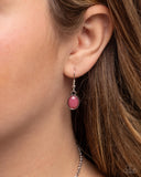 Significant Influence - Pink Necklace - Paparazzi Accessories Necklace Bedazzle Me Pretty Mobile Fashion Boutique