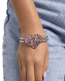 Significant Shimmer - Pink Bracelet - Paparazzi Accessories Bracelet Bedazzle Me Pretty Mobile Fashion Boutique