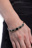 Simmer on GLOW - Black Bracelet - Paparazzi Accessories Bracelet Bedazzle Me Pretty Mobile Fashion Boutique