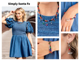 Simply Santa Fe - Complete Trend Blend - August 2023 Fashion Fix - Paparazzi Accessories Bedazzle Me Pretty Mobile Fashion Boutique