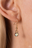 Simply Sentimental - Gold Necklace - Paparazzi Accessories Necklace Bedazzle Me Pretty Mobile Fashion Boutique