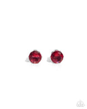 Simply Sublime - Pink Post Earrings - Paparazzi Accessories Post Earrings Bedazzle Me Pretty Mobile Fashion Boutique